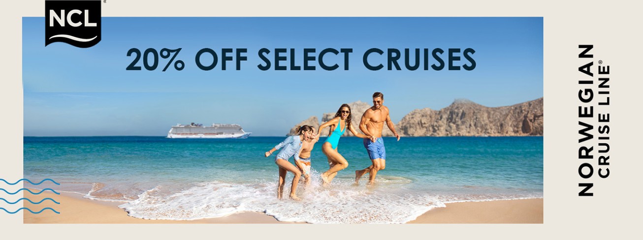 20% Off Select Cruises